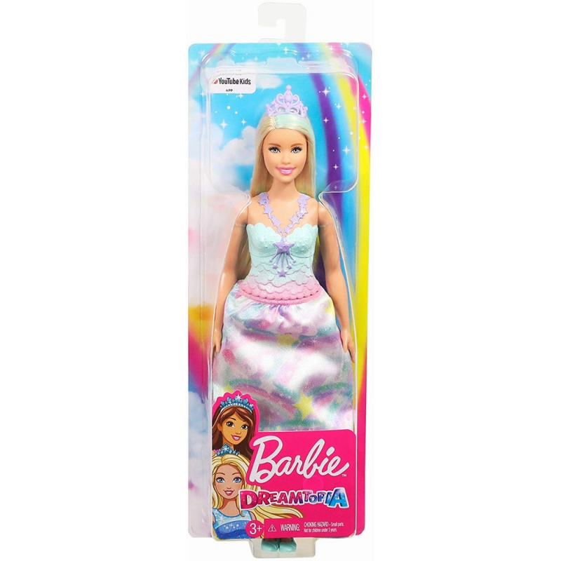 Papusa Barbie Dreamtopia printese cu suvita verde