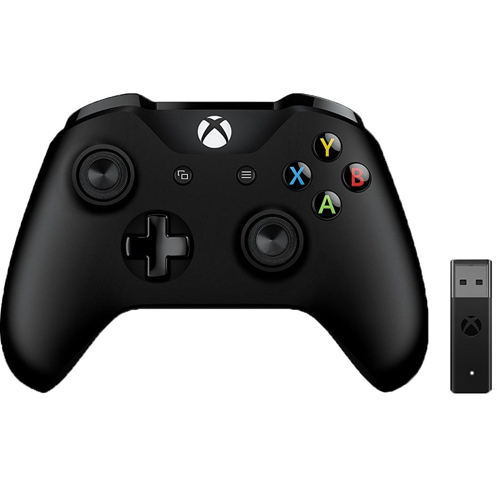 Controller Microsoft Xbox One Wireless + Adaptor wireless pentru PC