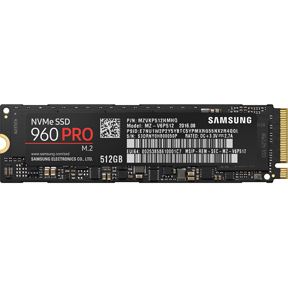 SSD Samsung 960 PRO, 512GB, NVMe M.2, PCIe 3.0 x4 