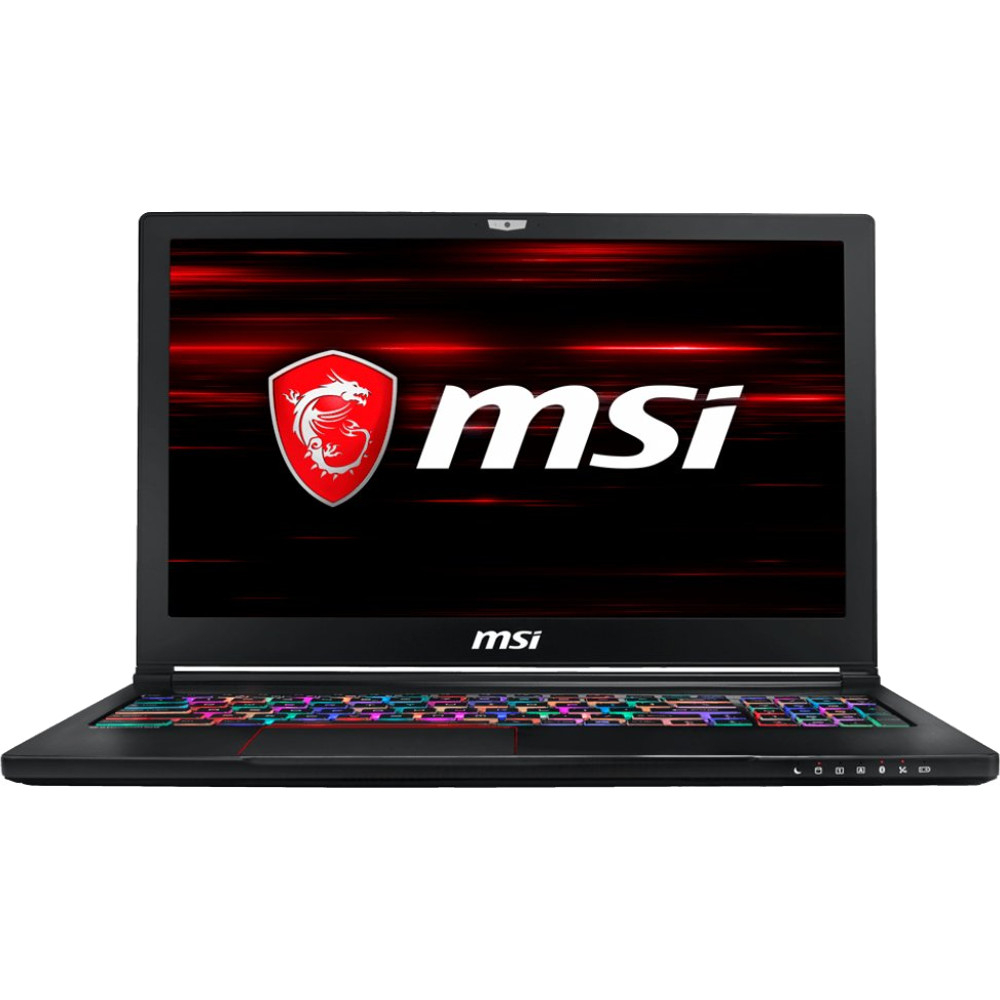  Laptop Gaming MSI GS63 Stealth 8RE-039XRO, Intel&#174; Core&trade; i7-8750H, 16GB DDR4, HDD 1TB + SSD 256GB, nVIDIA GeForce GTX 1060 6GB, Free DOS 