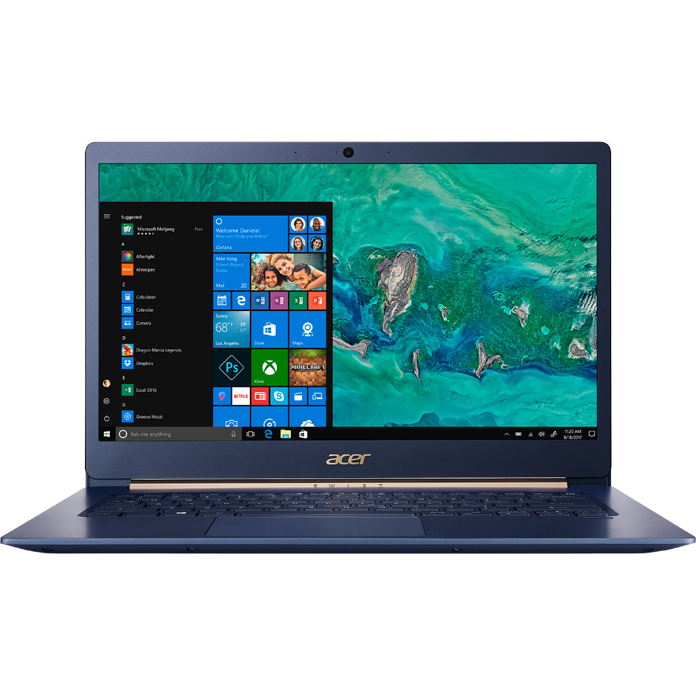 Laptop Acer Swift SF514-52T-54KJ, Intel Core i5-8250U, 8GB DDR3, SSD 256GB, Intel UHD Graphics, Windows 10 Home