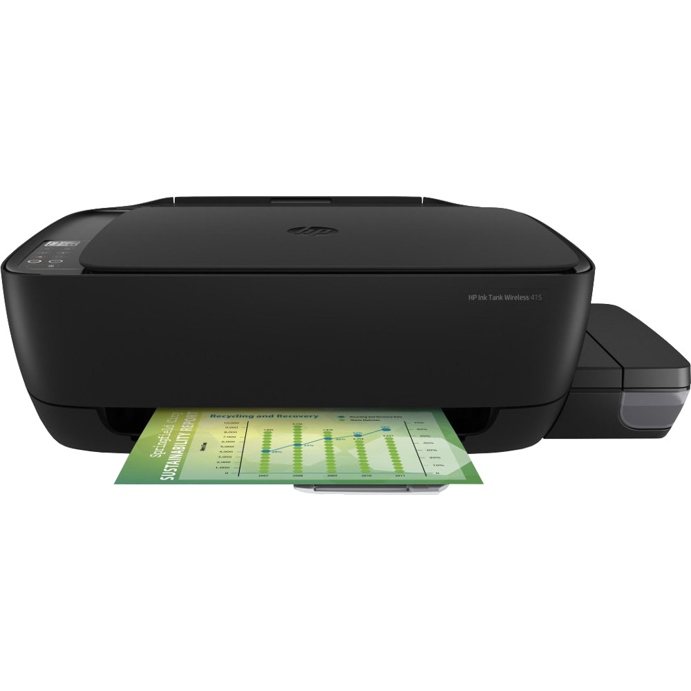 Multifunctional HP CISS InkTank 415 All-in-One, Wireless, 15.000 de pagini negru, 8000 de pagini color, A4