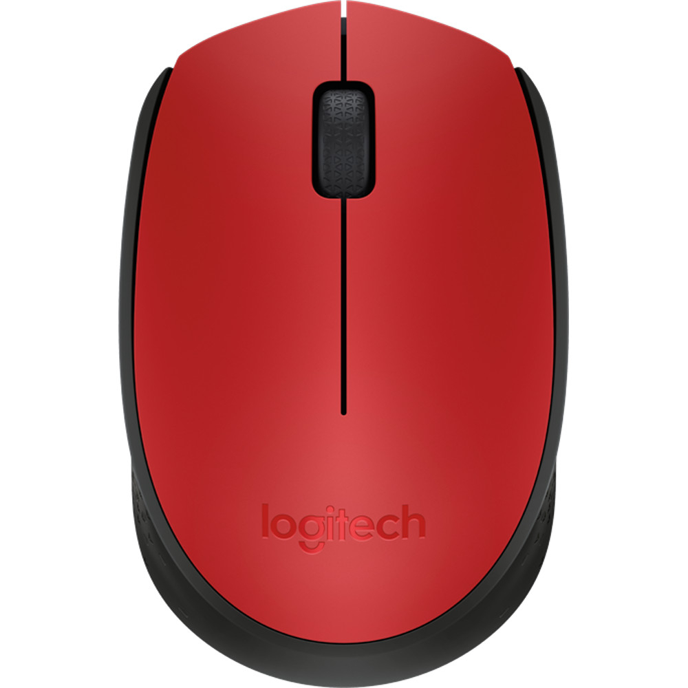 Mouse wireless Logitech M171, Rosu