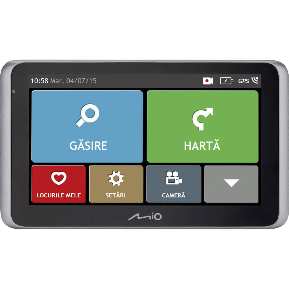  Navigatie GPS cu camera auto Mio MiVue Drive 65 LM TMC, Extreme HD, 6.2 inch, Full Europe + Update gratuit al hartilor pe viata 