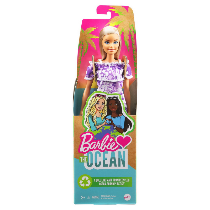 Barbie Travel, Papusa blonda aniversare de 50 de ani, Malibu