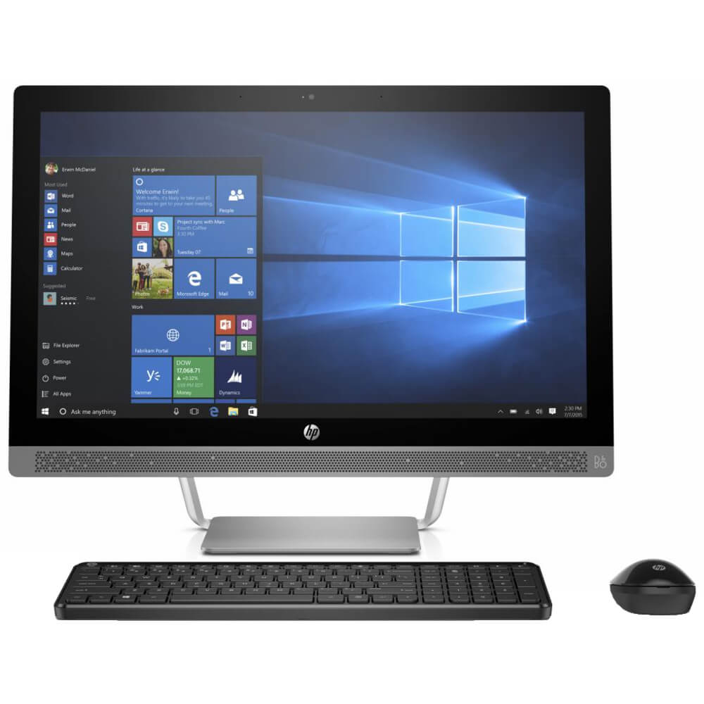  Sistem Desktop PC All-In-One HP ProOne 440 G3, Intel Core i5-7500T, 4GB DDR4, SSD 256GB, Intel HD Graphics, Windows 10 Pro 