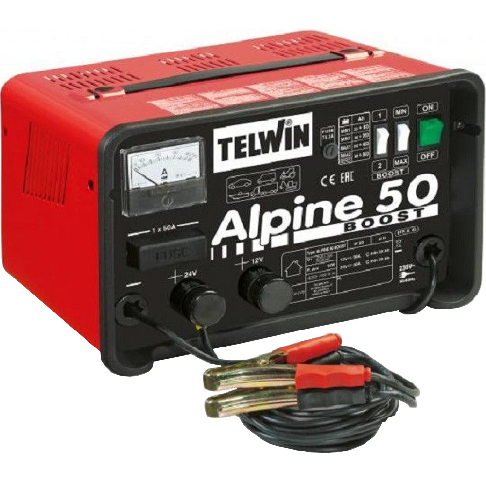  Incarcator acumulator Telwin Alpine 50 Boost, 12/24V, 45A 