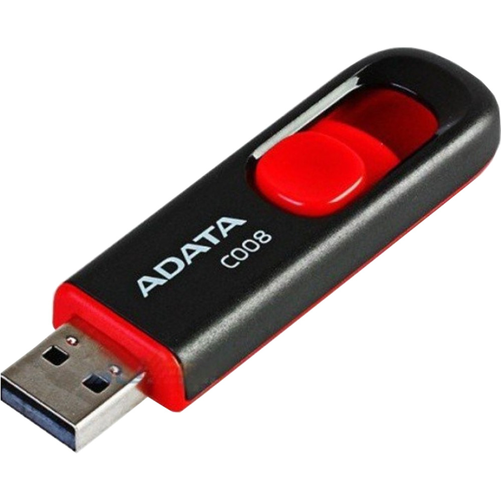  Memorie USB Adata C008, 4GB, USB 2.0, Negru 
