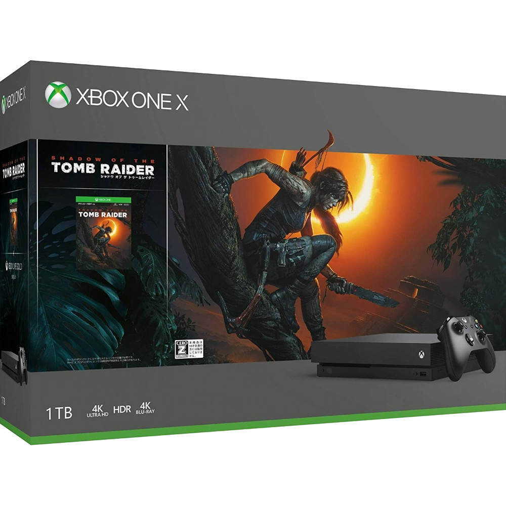 Consola Microsoft Xbox One X, 1TB, Negru + Shadow of the Tomb Raider