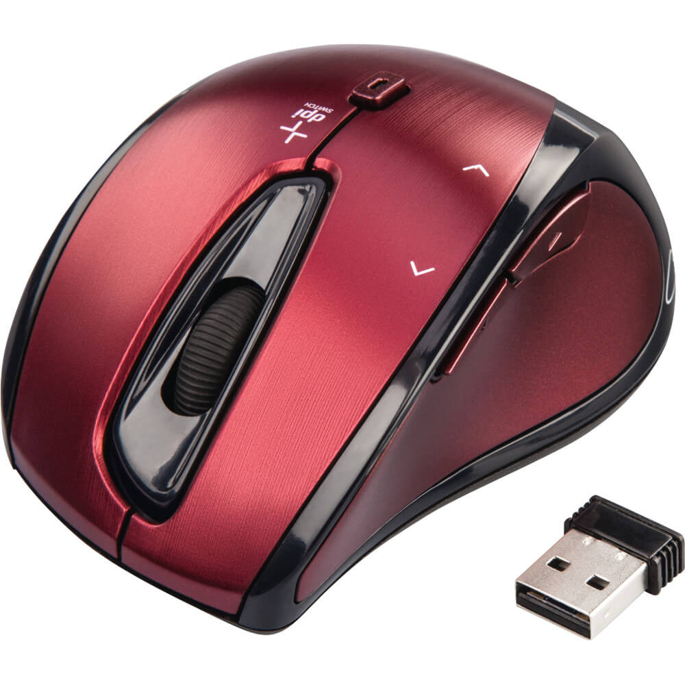  Mouse wireless Hama Cuvio 52867, Rosu 