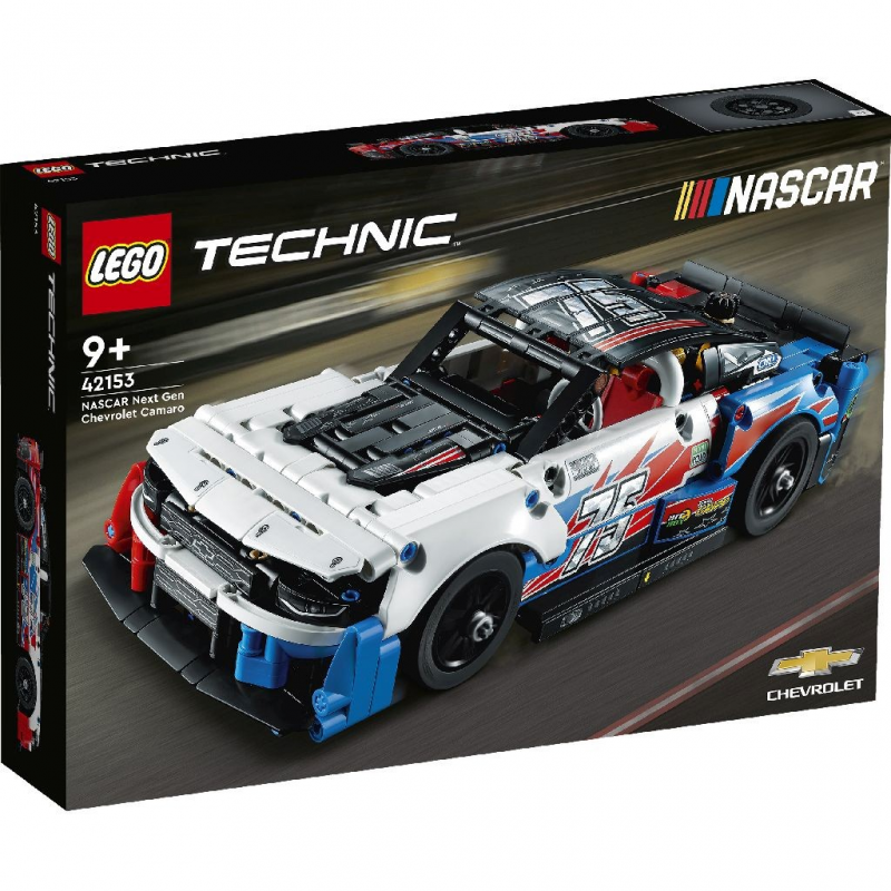 LEGO® Technic - NASCAR® Next Gen Chevrolet Camaro ZL1 42153, 672 piese