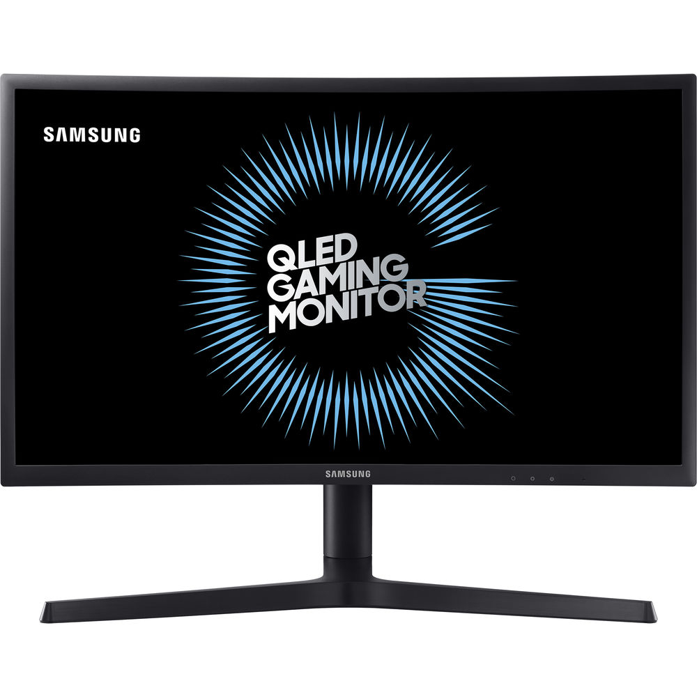 Monitor curbat gaming QLED Samsung C24FG73, 23.5″, Full HD, VA, 1ms, 144Hz, Display Port, HDMI, FreeSync, Flicker Free, Negru Monitoare Gaming