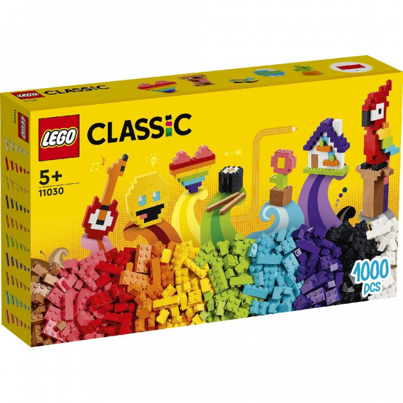 LEGO® Classic - O multime de caramizi 11030, 1000 piese