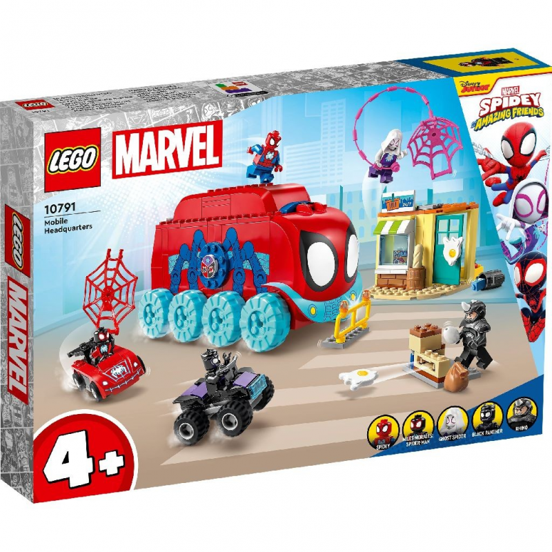 LEGO® Marvel - Sediul mobil al echipei lui Spidey 10791, 187 piese