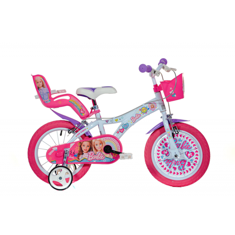  Bicicleta copii 16" - Barbie la plimbare 