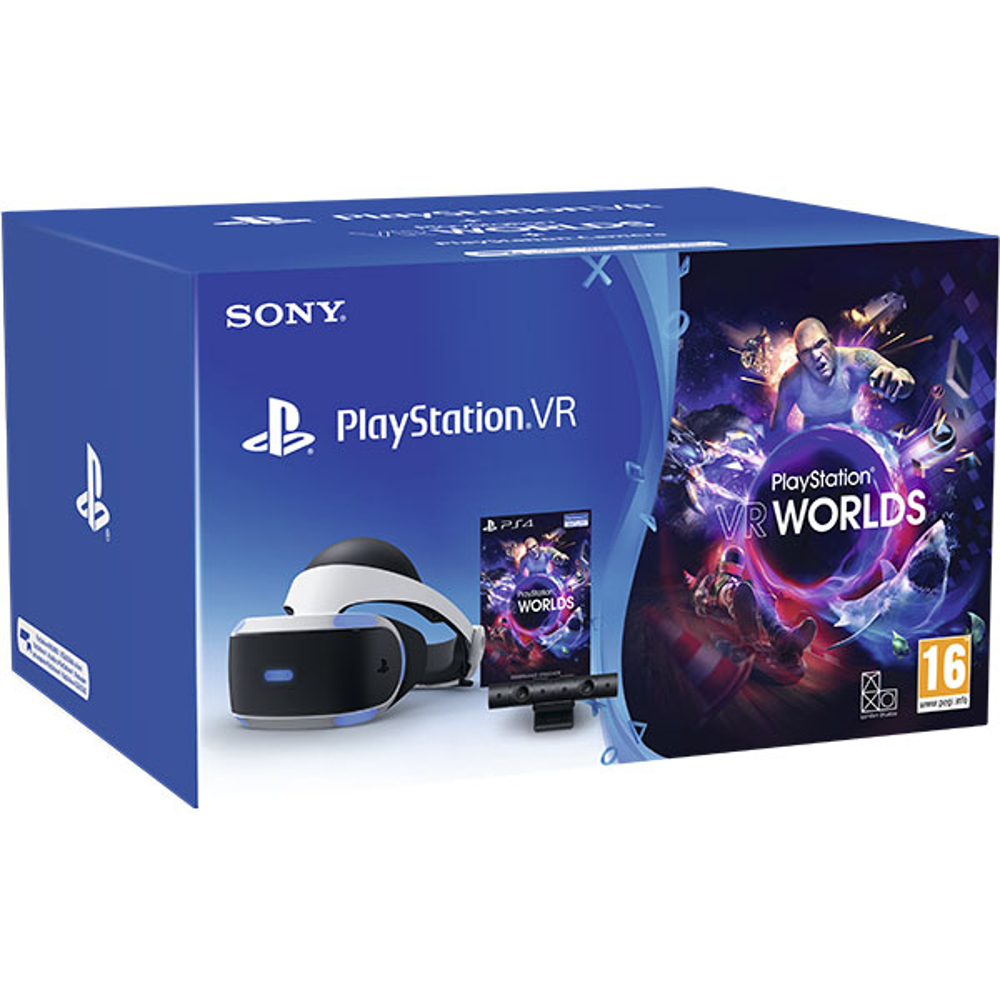  Kit PlayStation VR + Camera PS4 + Voucher VR Worlds 