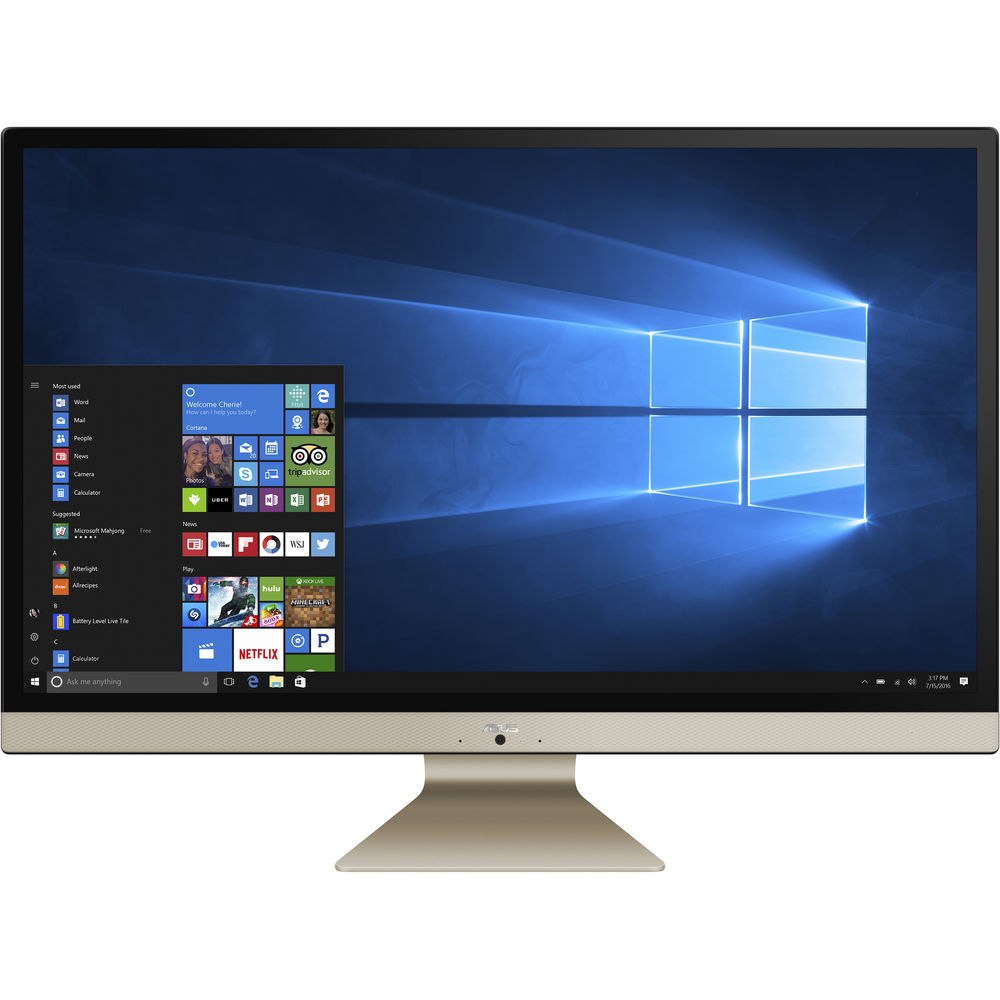  Sistem Desktop PC All-In-One Asus Vivo V272UAK-BA006R, 23.8 FHD, Intel&#174; Core&trade; i7-8550U, 8GB DDR4, HDD 1TB + SSD 128GB, Intel&#174; UHD Graphics, Windows 10 Pro 