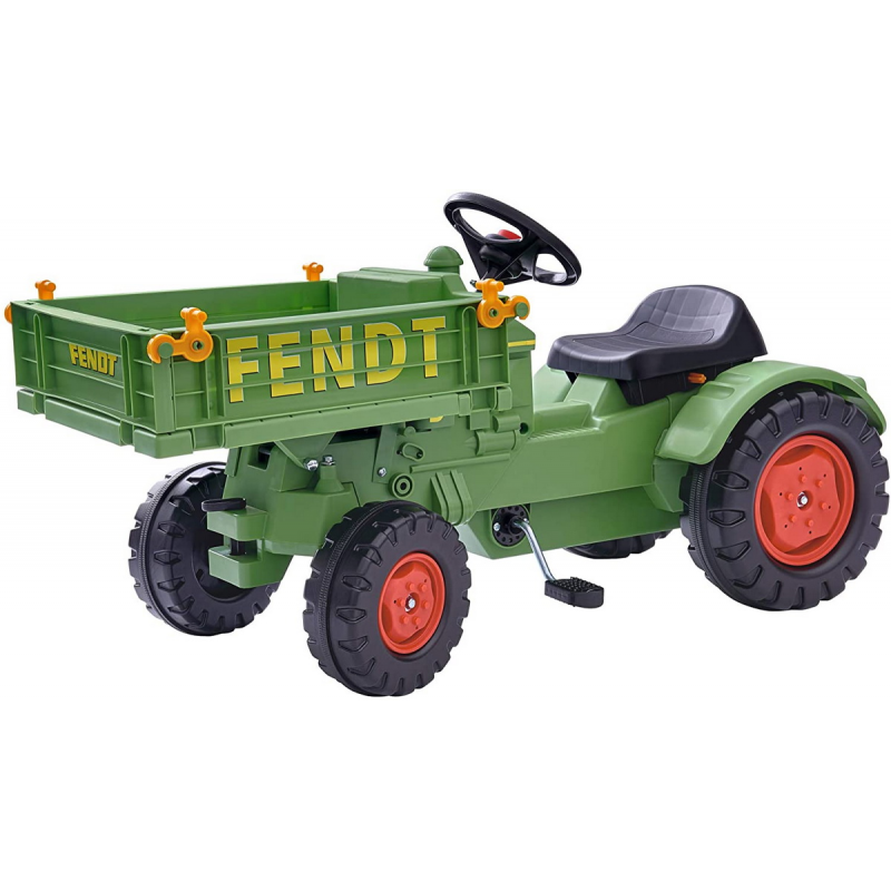 Big tractor cu pedale Fendt platforma si claxon