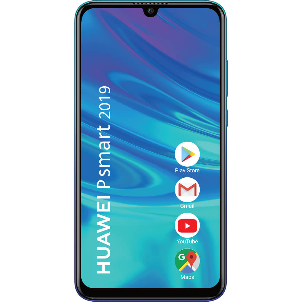 Telefon mobil Huawei P Smart (2019), 64GB, Dual SIM, Aurora Blue