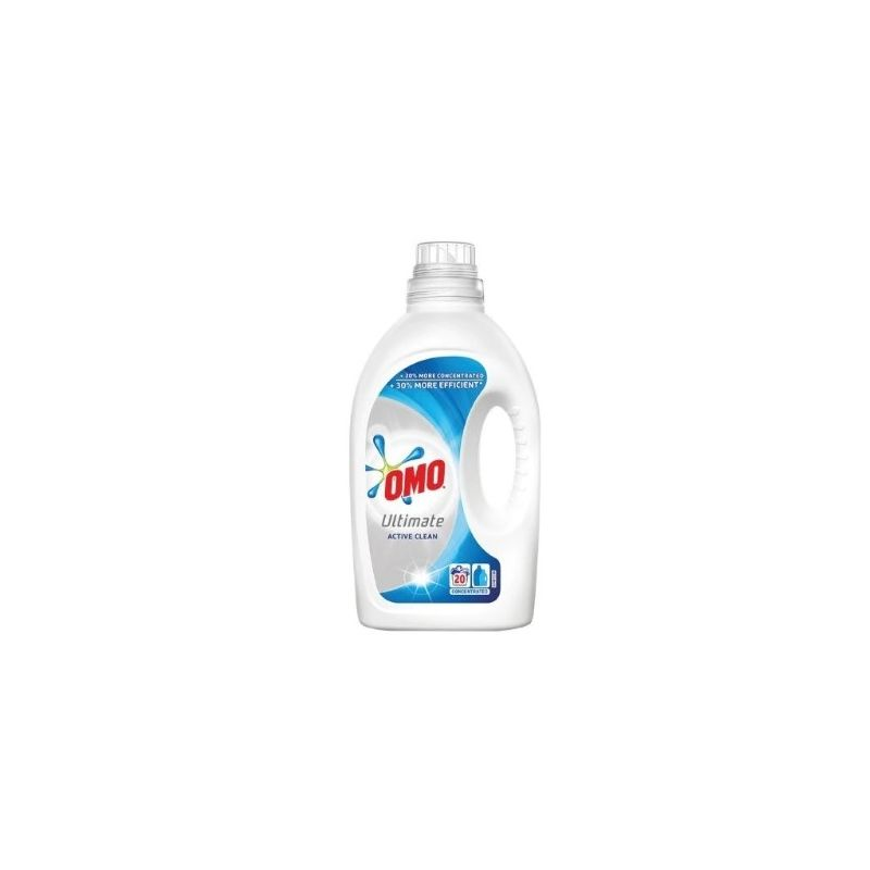 Detergent de rufe lichid Omo Ultimate Active Clean 1l 20 spalari