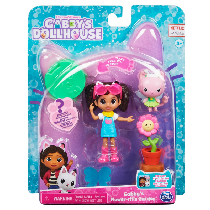  Set Gabby's Dollhouse - Gradina lui Gabby, papusa si pisicuta 