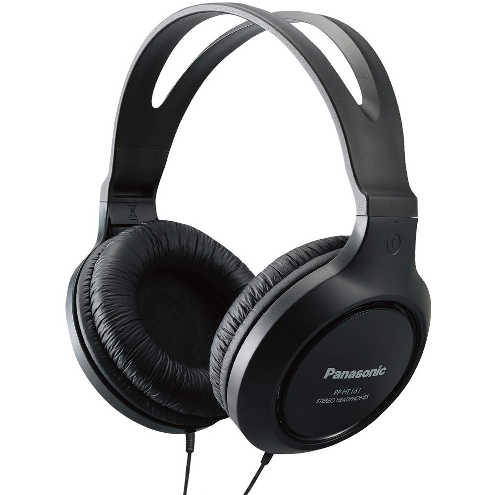 Casti audio Over-Ear Panasonic RP-HT161E-K, Negru