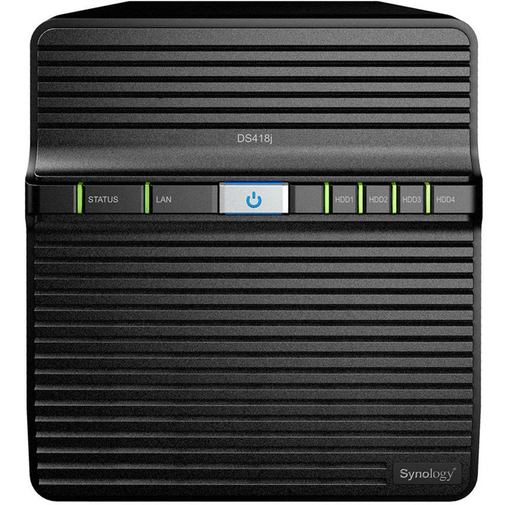 Network Attached Storage Synology DiskStation DS418j, Realtek RTD1293 Dual Core 1.4 GHz, 1GB DDR4, 4-Bay