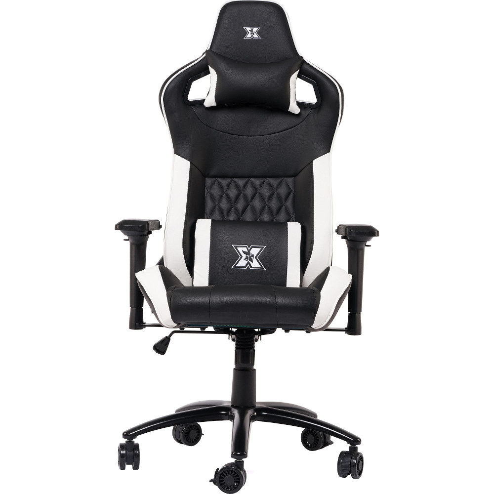 Scaun Gaming Serioux Theon, Negru/alb