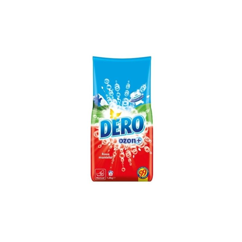  Detergent manual Dero Ozon+ Roua Muntelui, 1.8kg, 36 spalari 