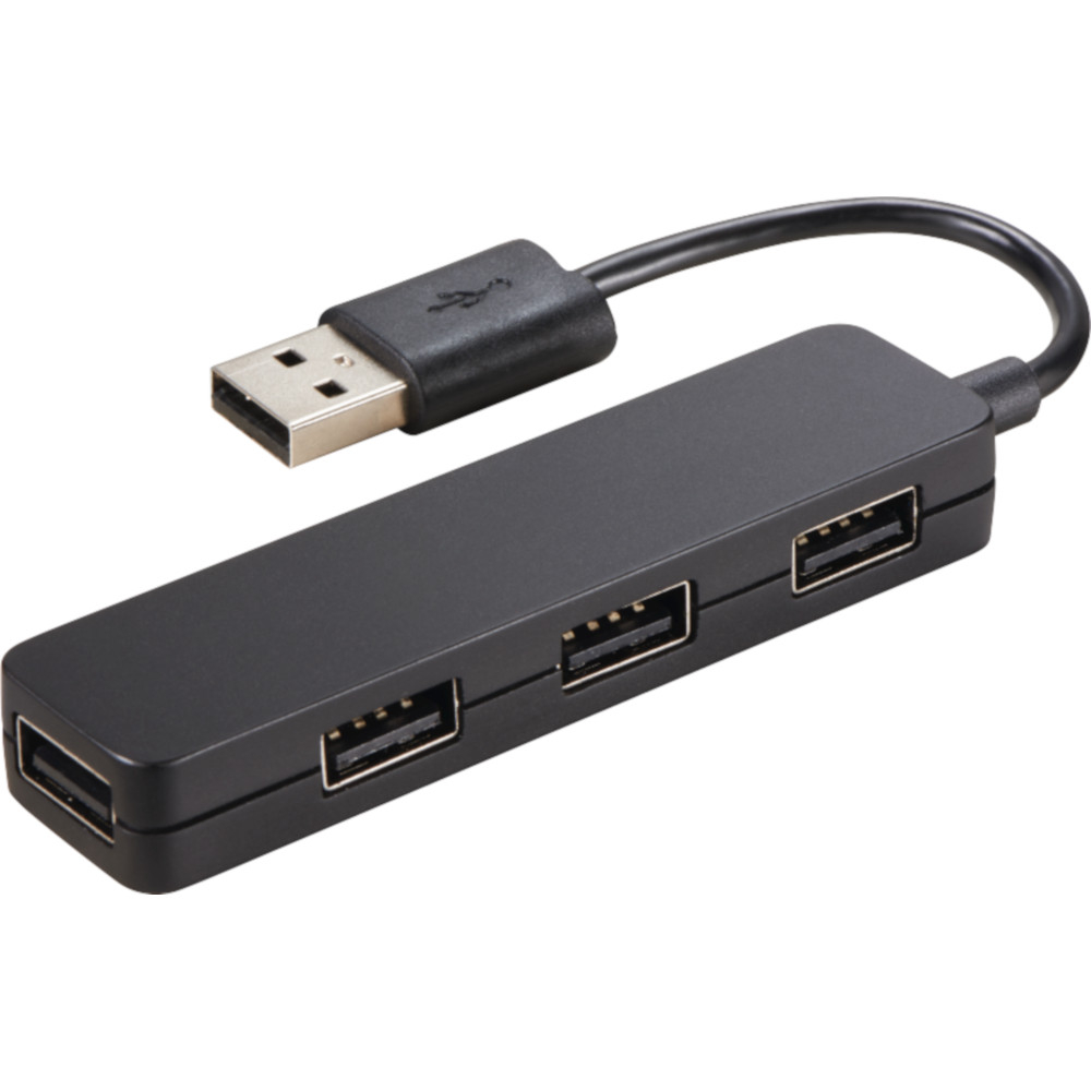  Hub USB Hama 12324, 4 porturi, Negru 