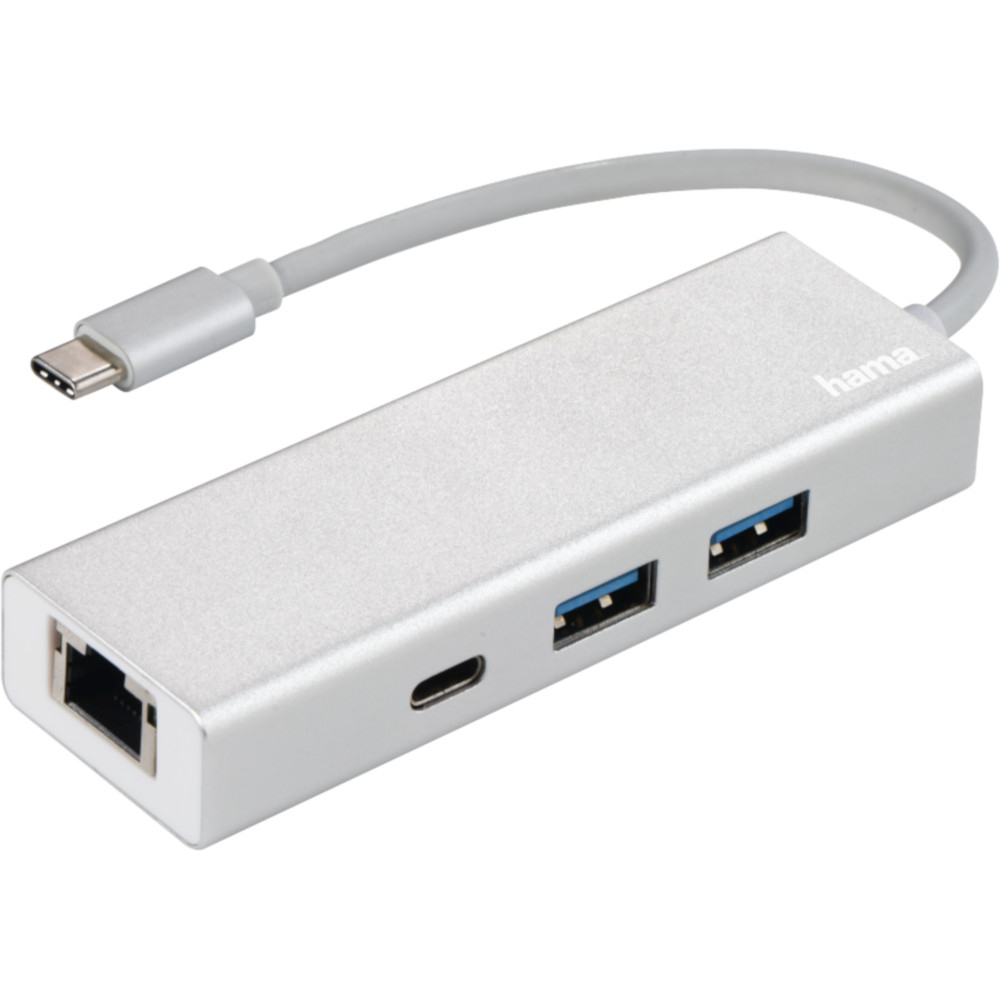  Hub USB Hama 135757, 4 porturi, Argintiu 