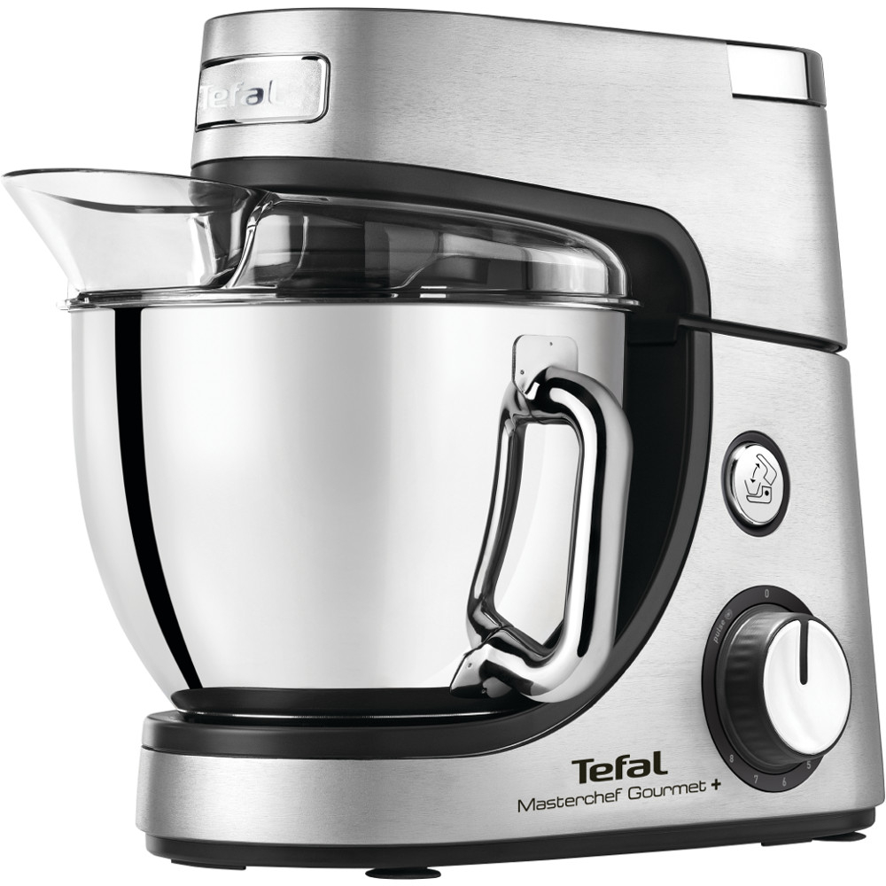  Robot de bucatarie Tefal Masterchef Gourmet+ QB632D38, 1100 W, 8 viteze + Puls, bol 4.6 l, Gri 