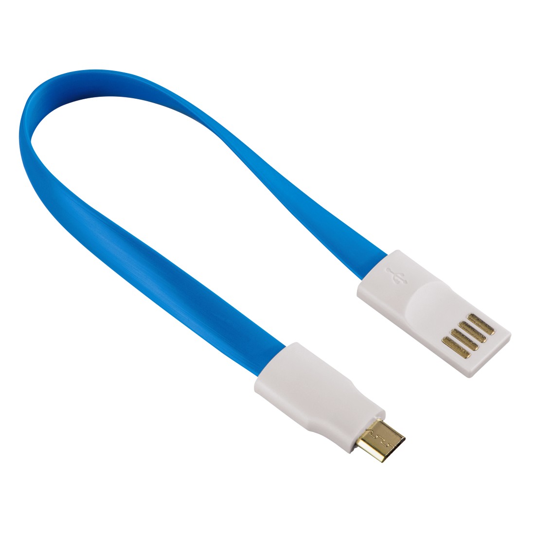  Cablu de date Hama 136111, USB-A / USB Micro B Plug, Albastru 