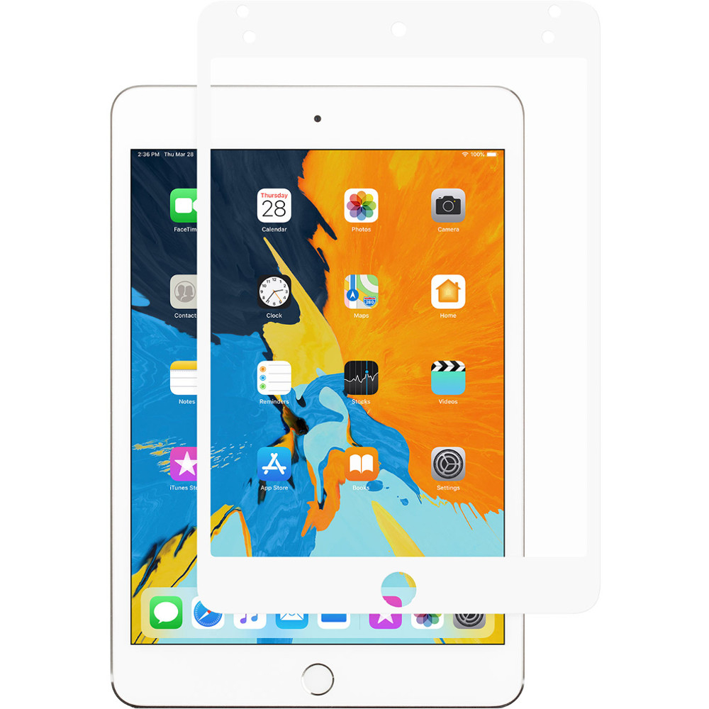  Folie de protectie Moshi iVisor AG pentru Apple iPad mini 4 / 5th Gen, Alb 