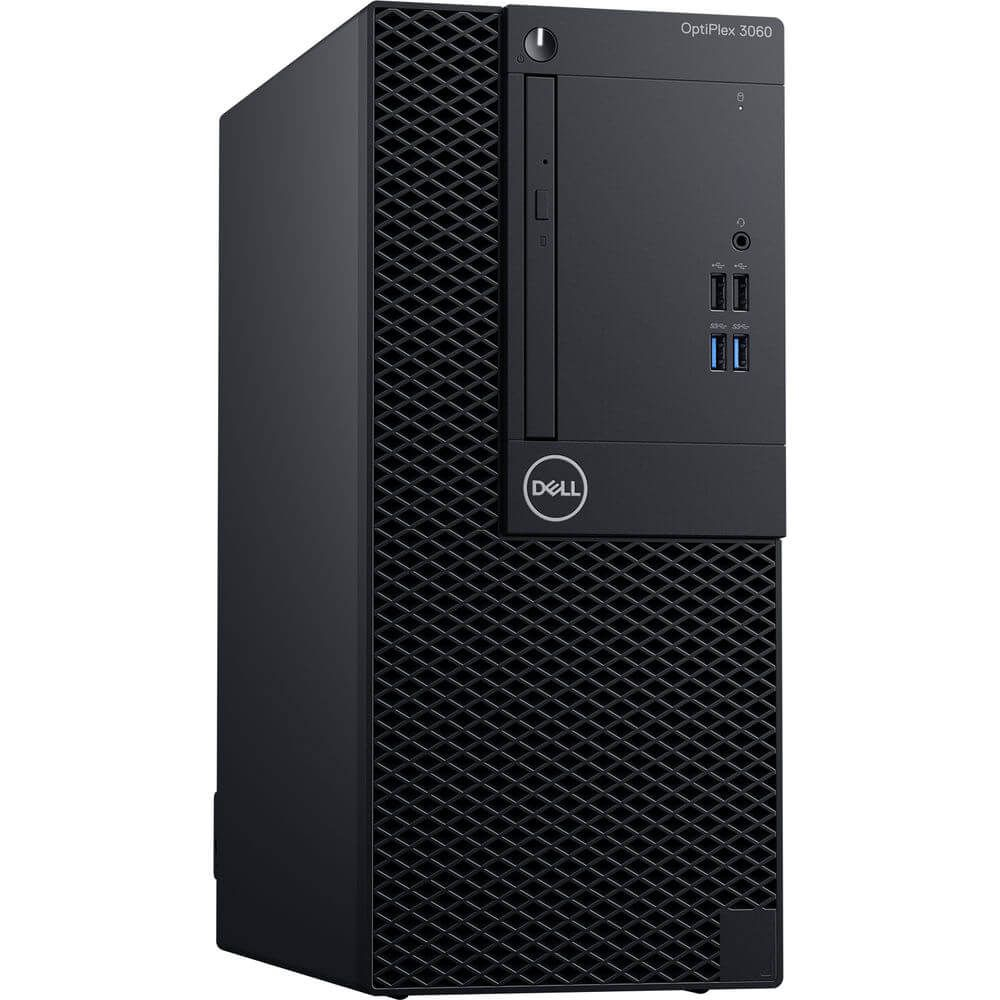 Sistem Desktop PC Dell Optiplex 3060 MT, Intel&#174; Core&trade; i3-8100, 8GB DDR4, HDD 1TB, Intel&#174; UHD Graphics 630, Ubuntu 16.04