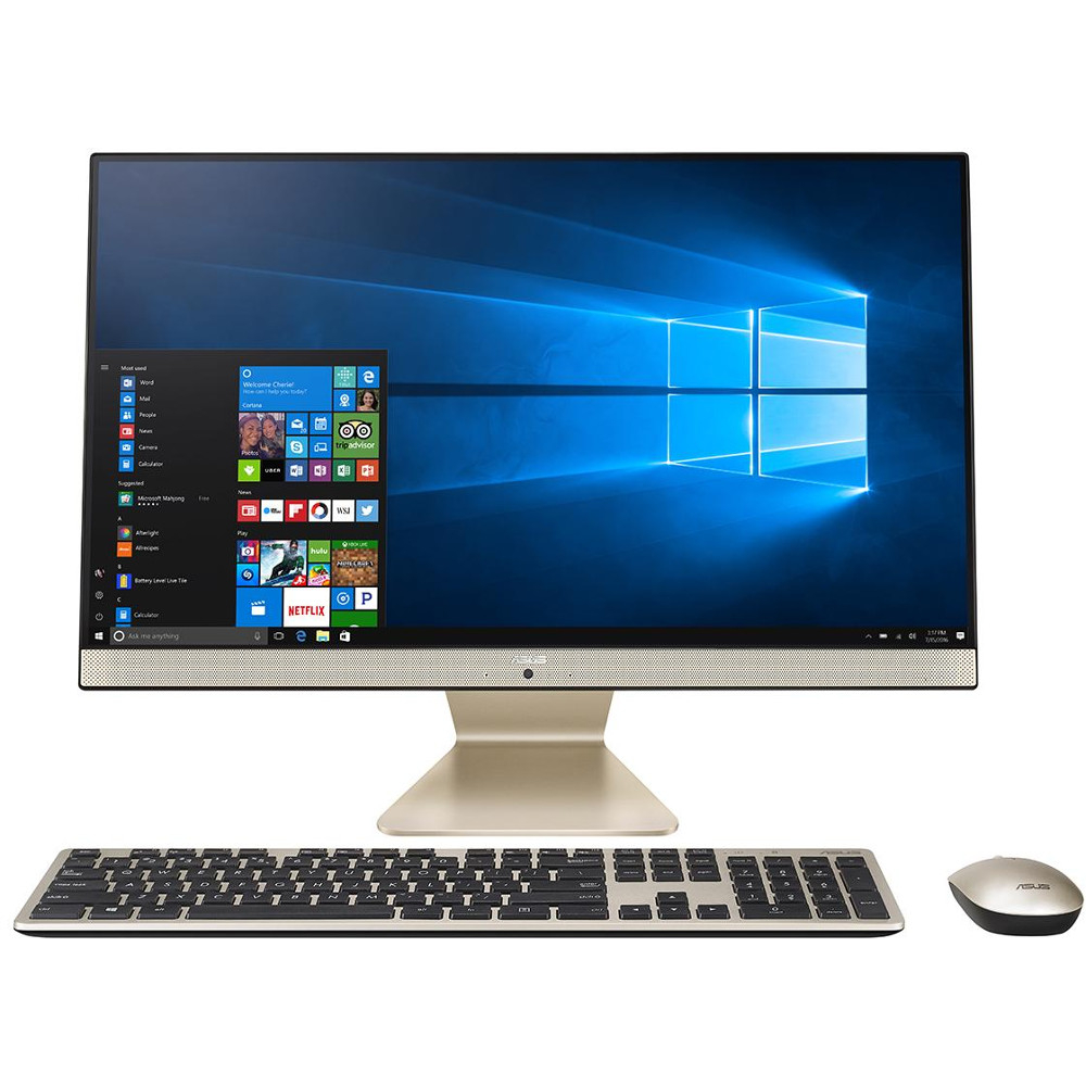  Sistem Desktop PC All-In-One Asus Vivo AiO V241FAK-BA040D, Intel&#174; Core&trade; i3-8145U, 8GB DDR4, SSD 256GB, Intel&#174; UHD Graphics, Endless OS 