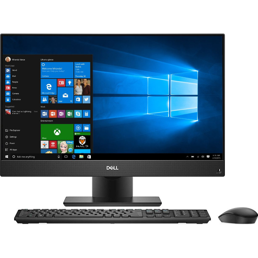  Sistem Desktop PC All-In-One Dell Inspiron 5477, Intel&#174; Core&trade; i3-8100T, 8GB DDR4, HDD 1TB, Intel&#174; UHD Graphics, Windows 10 Home 