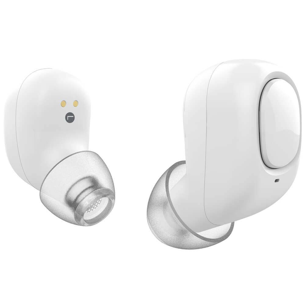 Casti True Wireless Hi-Fi Elari EarDrops, Bluetooth, Alb