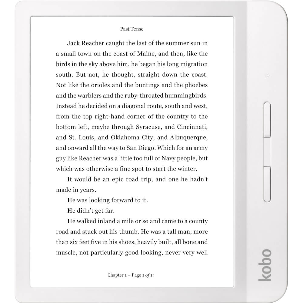  eBook Reader Kobo Libra H2O, 7", 8GB, Wi-Fi, White 