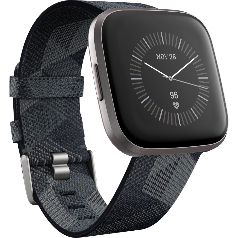  Smartwatch Fitbit Versa 2 Special Edition, NFC, Smoke Woven 
