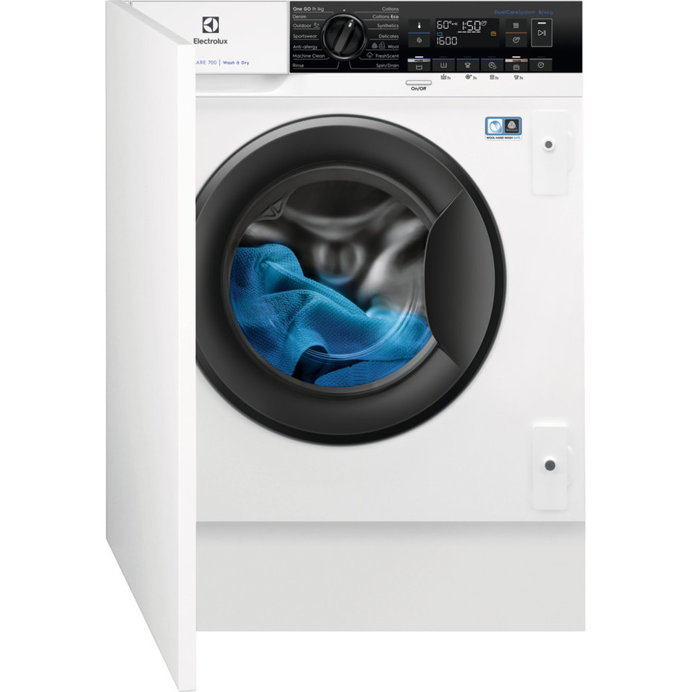  Masina de spalat rufe cu uscator incorporabila Electrolux EW7W368SI PerfectCare700, 1600 RPM, 8 kg spalare, 4 kg uscare, Clasa D 