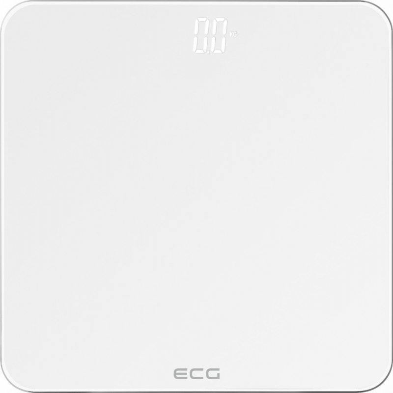 Cantar de persoane ECG OV 1821 alb, 180Kg, sticla