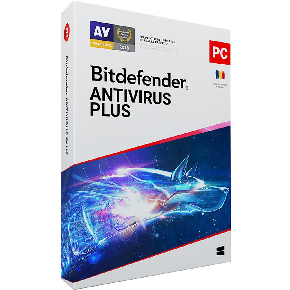 Bitdefender Antivirus Plus 2020, 1 an, 1 utilizator