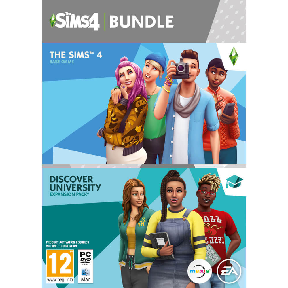 Joc PC The Sims 4 + Discover University Expansion Pack (EP8) Bundle