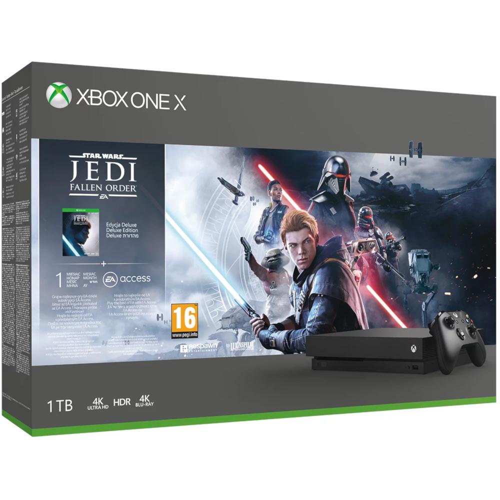 Consola Microsoft Xbox One X, 1TB - Star Wars Jedi: Fallen Order
