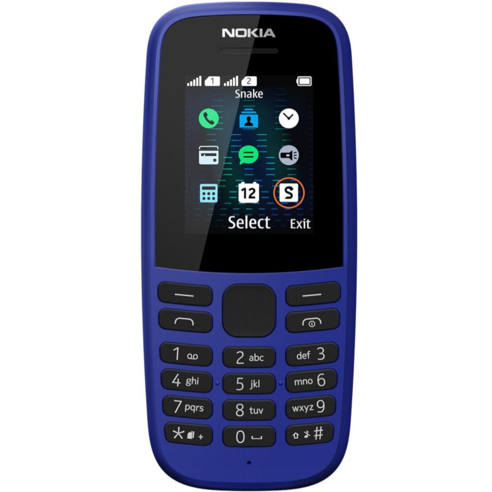Telefon mobil Nokia 105 (2019),&nbsp;Dual SIM, Albastru