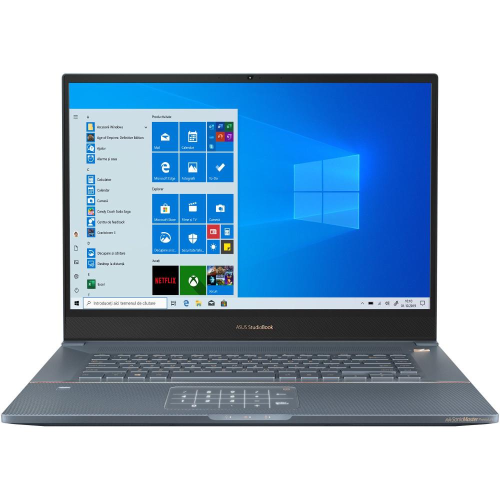 Laptop Asus ProArt StudioBook Pro W700G1T-AV015R, Intel® Core™ i7-9750H, 16GB DDR4, SSD 1TB, NVIDIA Quadro T1000 4GB, Windows 10 Pro, Turquoise Gray