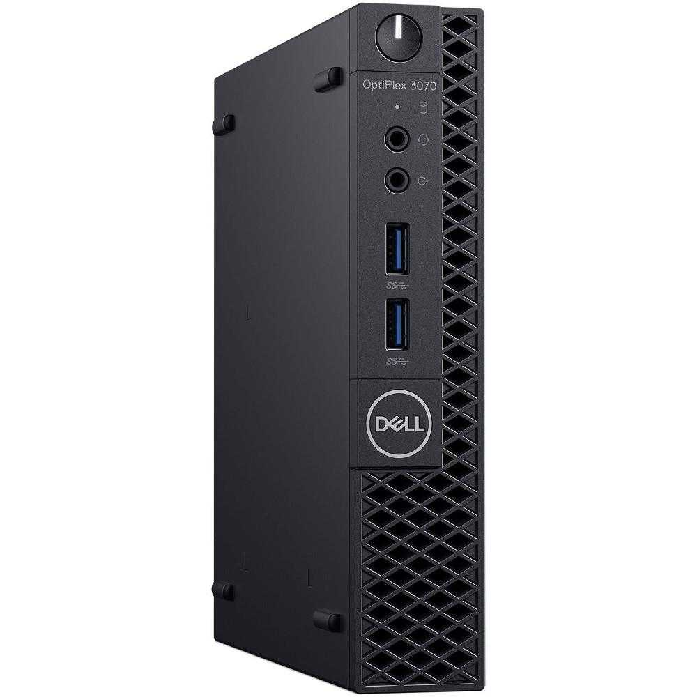  Sistem Desktop PC Dell OptiPlex 3070 MFF, Intel&#174; Core&trade; i5-9500T, 8GB DDR4, SSD 256GB, Intel&#174; UHD Graphics, Linux 