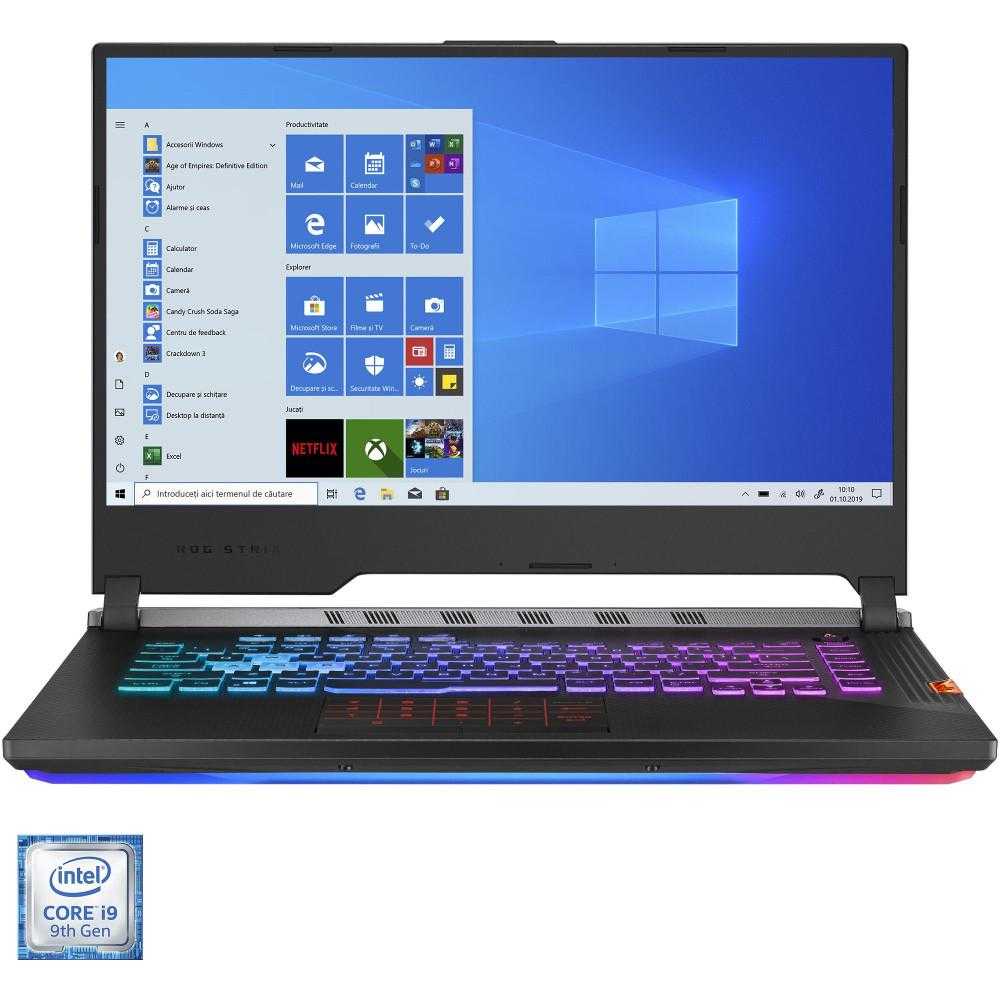 Laptop Gaming Asus ROG Strix SCAR III G531GW-AZ301T, Intel® Core™ i9-9880H, 16GB DDR4, SSD 1TB, NVIDIA GeForce RTX 2070 8GB, Windows 10 Home Laptop-uri Gaming