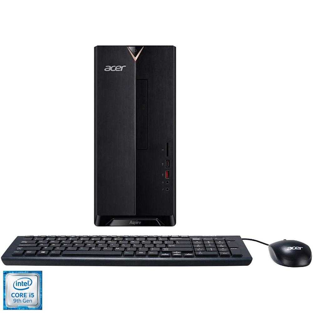  Sistem Desktop PC Acer Aspire TC-885, Intel&#174; Core&trade; i5-9400, 8GB DDR4, HDD 1TB, Intel&#174; UHD Graphics, Endless OS 
